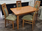 Die Klose Dining Set Table 4 Chairs Mid Century Modern German Vintage Extendable
