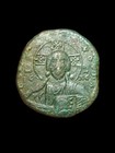 Rare Original Ancient Byzantine Coin Follis Basil Ii   Constantine Viii   Christ