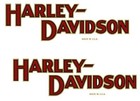 Decals For Harley Gas Fuel Tanks 1918 - 1932 - All Models