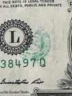 Ink Transfer Error  1 Bill 2013 