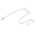 10x Clear Transparent Coiled Acoustic Cord Air Tube For 2-way Radio Mic Earpiece