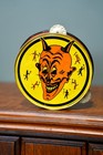 Vintage Halloween Devil Tambourine By Kirchhof Usa Tin Noise Maker Antique Toy