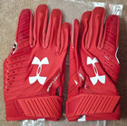 Under Armour Spotlight Ncaa Texas Tech Red Raiders Receiver Football Gloves Red
