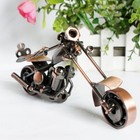 Handmade Metal Motorcycle Model Toy Motorbike Sculpture Office Desktop Ornaments