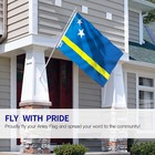 Anley Fly Breeze 3x5 Foot Cura  ao Flag - Cura  aoan Flags Polyester