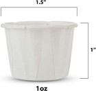 Mt Products Paper Portion Cups  1 Oz Disposable Condiment Cups - Pack Of 350