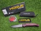 Hogue Mysto Able Lock Manual Folder Knife  fire  Richlite 3 4  Tumbled - 24452