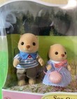 Sylvanian Families Otter Family Overseas Version Vintage Collectible Figure