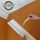 4  Peel   Stick Easy Crown Molding 85  Kit  Wont Dent Like Foam Molding