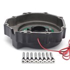 Left   Right W  Led Black Engine Clutch Covers For Suzuki Gsxr1000 2005-2008