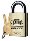 Lockwood 334b45 Padlock - New - Two Original Keys - 334b45 119 5kd