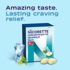 Nicorette Nicotine Gum 4 Mg 100 Count Stop Smoking White Mint Flavor Pack