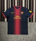 Nike 2012-13 Barcelona Home Short Sleeve Jersey Size Medium Replica