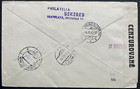 Slovakia 1942 Air Mail Registered Censored Cover To  Switzerland Sc  B5-b7 c3   