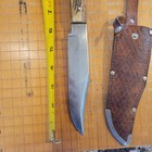 Very Old Black Hawk Original Bowie Knife W Original Sheath  Made In Germany