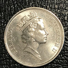 High Grade Au   1986 Bermuda 25 Cents-dec175