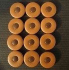 10pcs Sax Pads Genuine Goat Leather Pads  Alto  Tenor soprano Plastic Resonator 