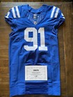 2017 Hassan Ridgeway Game Used Nfl Authentic Jersey  91 Indianapolis Colts 