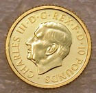 2023 Great Britain  9999 Gold 1 10 Oz Gem Bu   10 Royal Coat Of Arms  q289