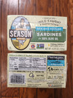 12 Packs Season Sardines Skinless   Boneless In 100  Olive Oil  07 2028 Morocco