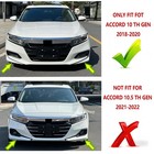 Rear Bumper Diffuser Lip W led For Honda Accord 2018 2019 2020 10th