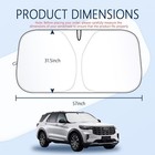 300t Thickened Universal Windshield Sun Shade For Cars Trucks Suvs  Keeps Car In