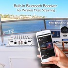 Pyle 2 1 Bluetooth Marine Amplifier Receiver - Waterproof 4 Channel  400w