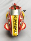 Rare Vintage 1940s Marx Flash Gordon Rocket Fighter Ship Wind-up Tin Toy Vgc 