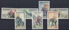 Laos 41-47 Mnh 1958 Elephants  an7888 