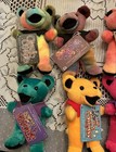 Vintage Grateful Dead  Bears 1 Full Set  Black Peter 3 Rare Hanging Cutouts 