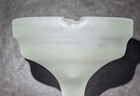 Vintage Frosted Satin Glass Fairy Lamp     Beautiful Display Piece