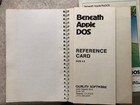 Beneath Apple Dos   Beneath Apple Prodos Worth  reference Card Quality Software