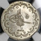 1885 Ngc Ms 66 Turkey 5 Kurush 1293 11 Ottoman Empire Silver Coin  22091402c 