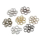 Split Jump Rings Keyring Open Connectors For Craft Jewellery Making 3mm-12mm