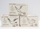 3 Original Empty Boxes Only For Marx Miniature Bird Model Kits 1960 s Vintage