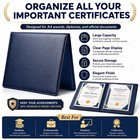 A4 Pu Naturalization Certificate Holder Wallet Cover For Us Citizenship Document