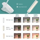 Lencent 24 Led Reading Book Light Clip Desk Lamp Usb Rechargeable Touch Control