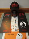 Little Caesars The Batman Posters pizza Box  Hat cinemark Popcorn Tin   Tattoos 