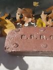 Vtg E p b co Eastern Paving Brick Used Brick Doorstop  Decoration Cattskill N y 