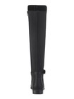 Style   Company Womens Black Buckled Strap Kimmball Block Heel Riding Boot 5 5 M