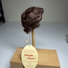 Kemper Tomboy Mohair Unisex Doll Wig Sz 6 7 Medium Brown Short Wavy   Bangs Nwt