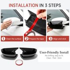 For Chrysler 300 M Style 2011-2023 Gloss Black Add-on Mirror Cap Cover Overlay