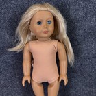 American Girl Doll 2013 Blue Eyes Teeth Blonde Hair Just Like You Pa-11392