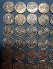 Canada Penny Lot Of 49 Unc Small Cent Lot Of 6 Unc Nickels Bulk Dealer