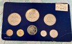 Rare 1982 Coins Of Barbados Brilliant Uncirculated Specimen 8 Coin Set 
