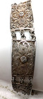 Antique Asian   Chinese Or Japanese In Country Filigree Bracelet  19 5 Grams