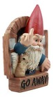 Ebros  go Away  Gnome   Squirrel At Window Flipping Off Guests Wall Decor 9 h