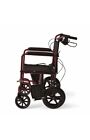 Medline Lightweight Transport Wheelchair W handbrakes 12    Wheels Wheel Chair