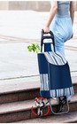 Folding Shopping Cart Stair Climbing Grocery Trolley Travel Hand Cart