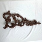 Antique Victorian Cast Iron Architectural Scroll Bracket Applique 20 5 
